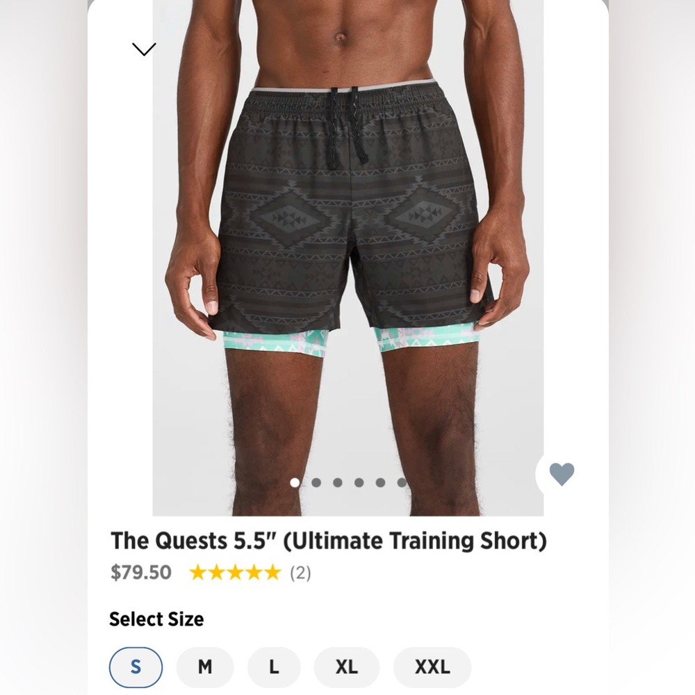 Men’s Chubbies Ultimate training shorts 5.5”
